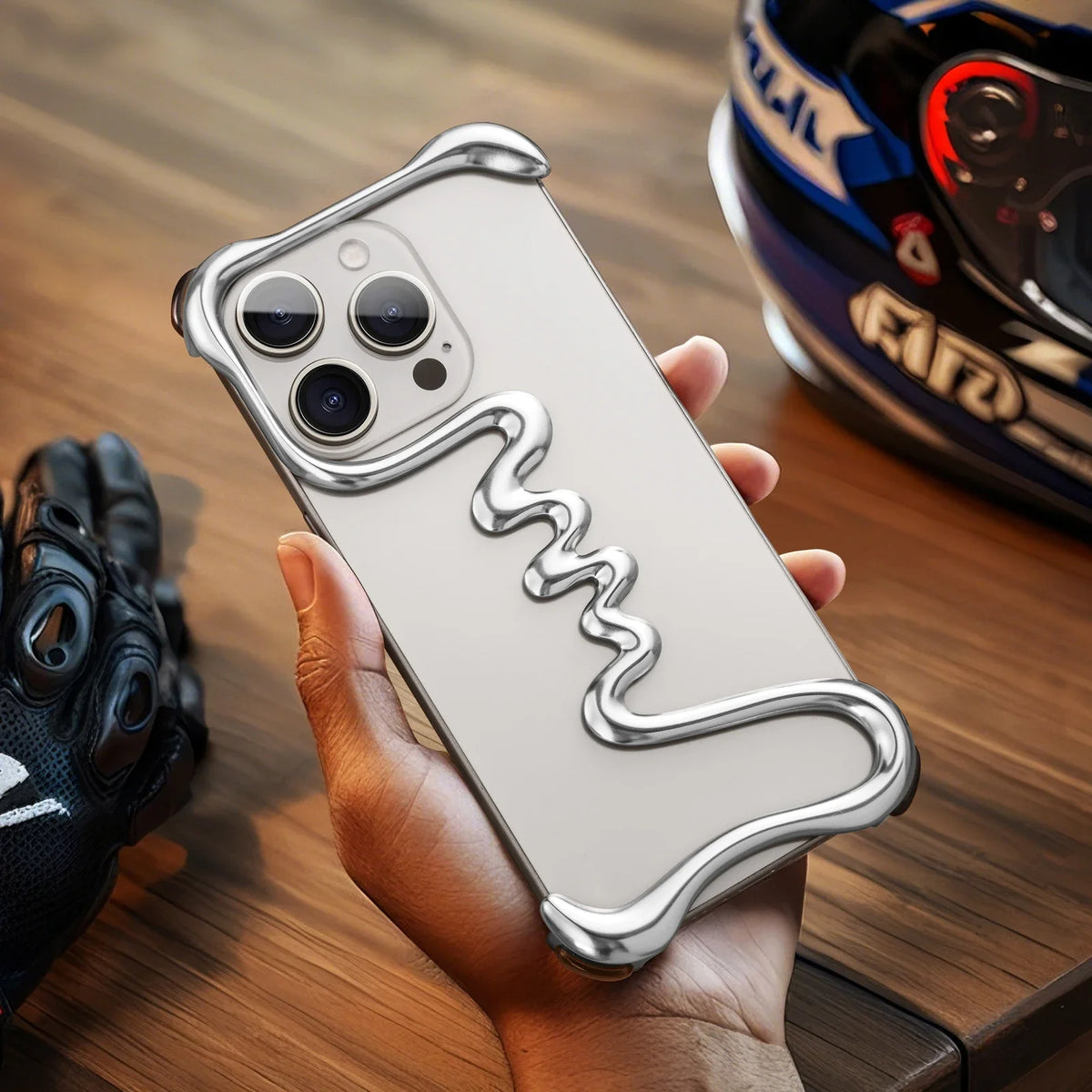 Metal Spiral Edgeless Case