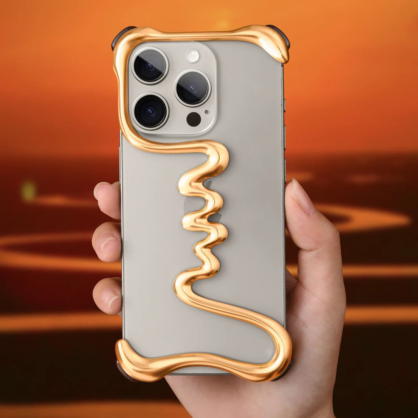 Metal Spiral Edgeless Case