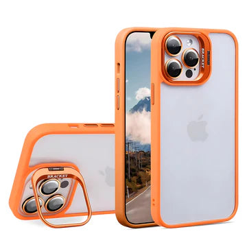 Luxury Case With Matching Metallic Lens Protector & Stand