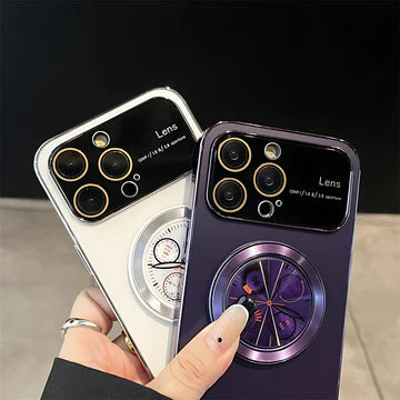 Magnetic Rotating Spinner Wheel With Wide Lens Protective Case