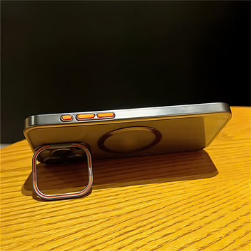 Transparent MagSafe Kickstand Case With Camera Rings