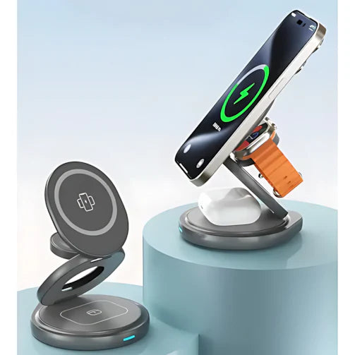 ZGA 3 In 1 Rotating Wireless Charging